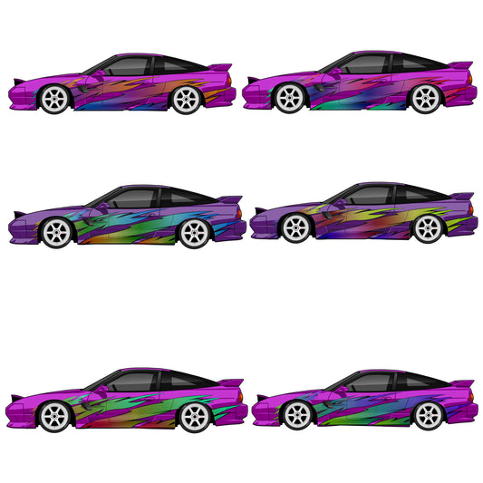 Drifting Livery Drift Car Universal Vehicle Graphics Car Side Stickers