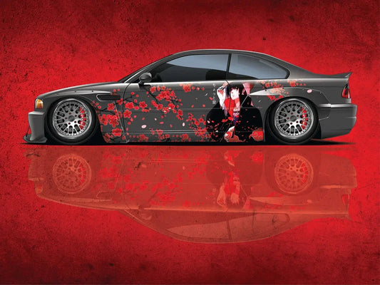Itasha Naruto Car Itachi Car Wrap Anime Car Wrap JDM Livery Universal-StreetSamuraiz