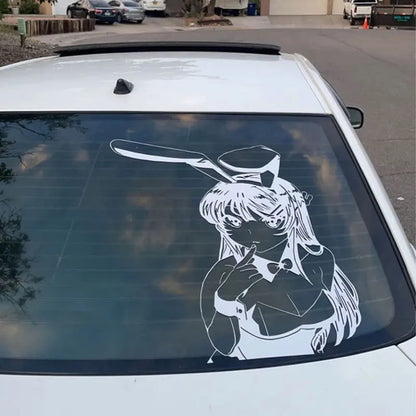 Car Anime Sticker Mai Sakurajima Anime Anime Car Wrap Anime Car Decals-StreetSamuraiz