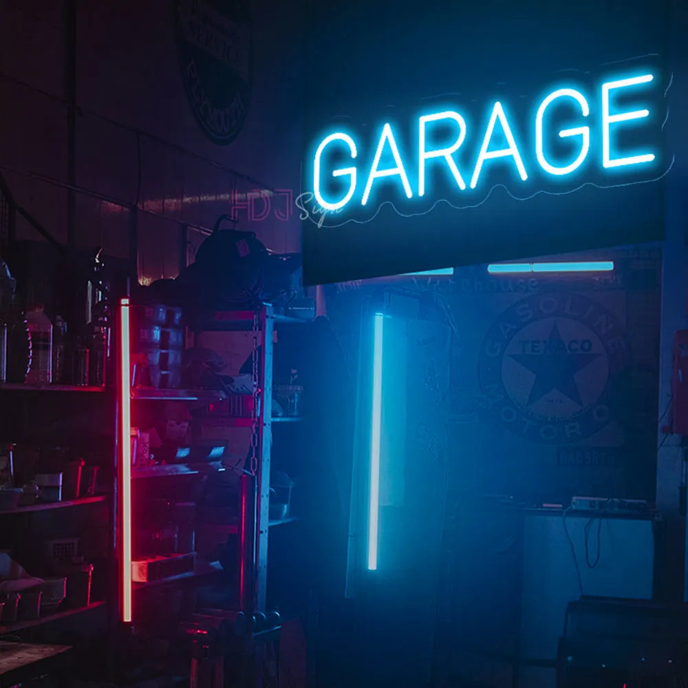 Big Neon Sign for Garage