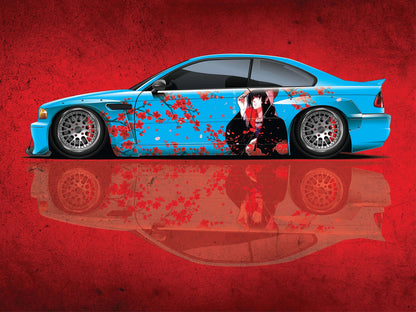 Itasha Naruto Car Itachi Car Wrap Anime Car Wrap JDM Livery Universal-StreetSamuraiz