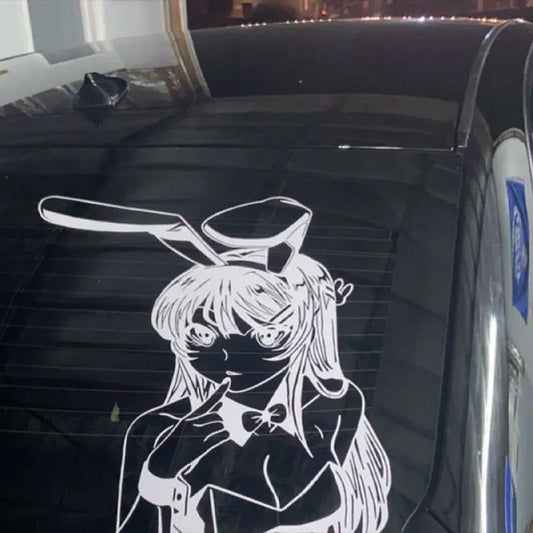 Car Anime Sticker Mai Sakurajima Anime Anime Car Wrap Anime Car Decals-StreetSamuraiz