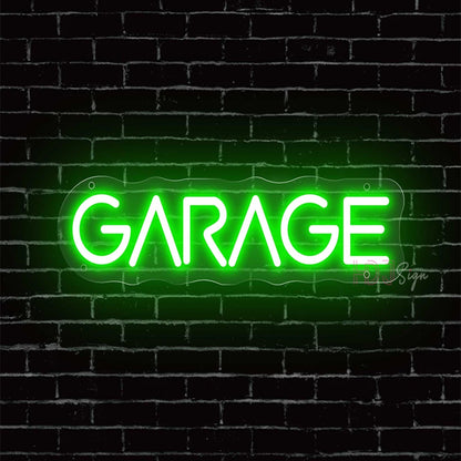 Big Neon Sign for Garage