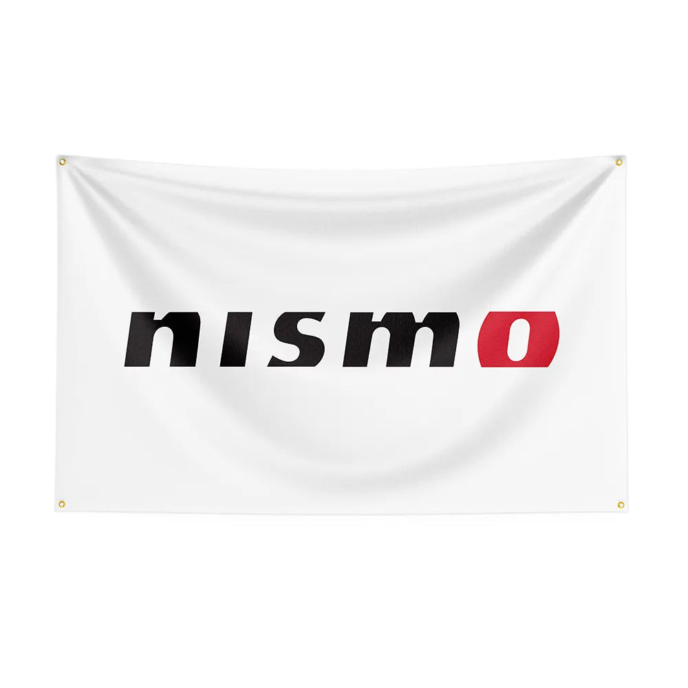 Nismo Logo Nissan Nismo Flag Car Logo Flags 3x5 ft JDM Flags-StreetSamuraiz