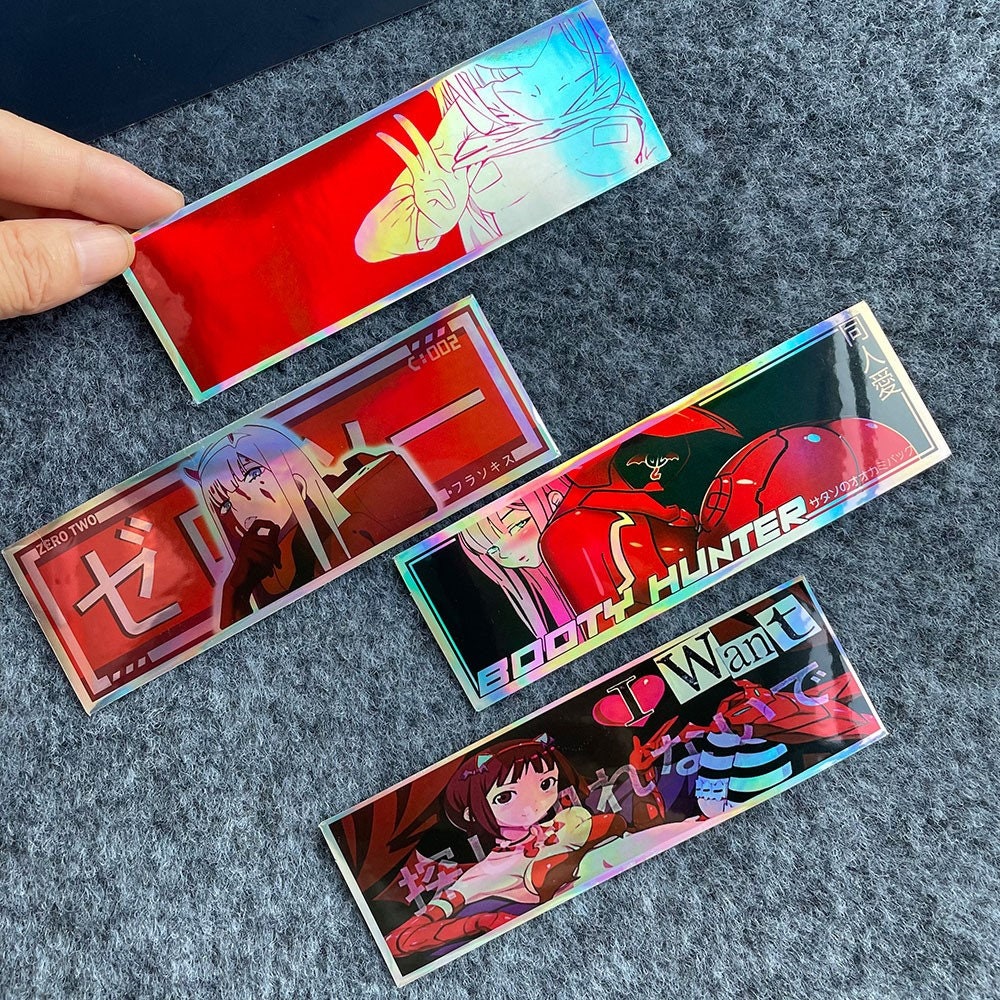 JDM Stickers Anime Stickers Anime Sticker Pack Holographic Stickers Anime Car Stickers-StreetSamuraiz
