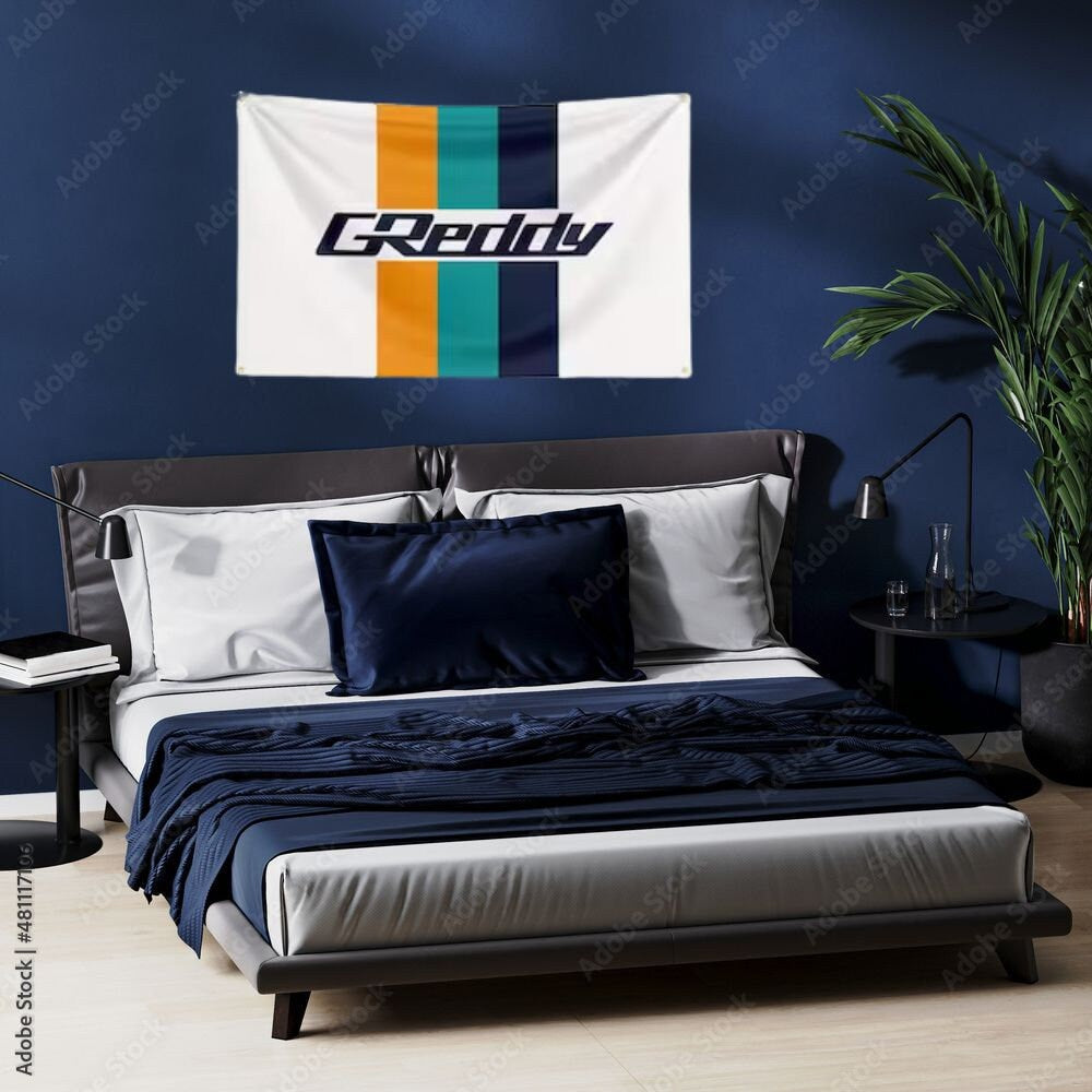Greddy Logo Racing Flags JDM Flags Automotive Banner Design 3x5 ft-StreetSamuraiz