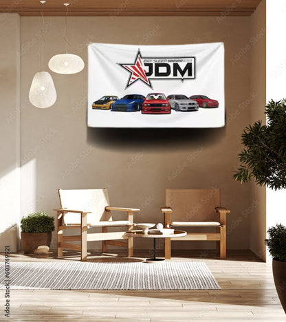 JDM Tapestry for JDM Room Decor for Car Enthusiast Bedroom JDM Poster-StreetSamuraiz