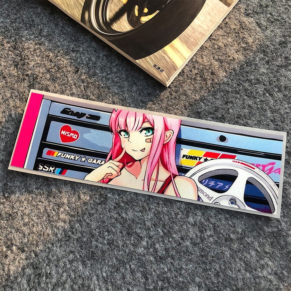 2OWLS Peeking Anime sticker for car teen anime peeking car India | Ubuy