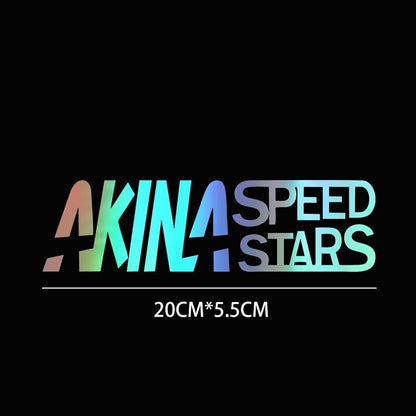 JDM Window Sticker Akina Speed Star Initial D Sticker JDM Decals-StreetSamuraiz