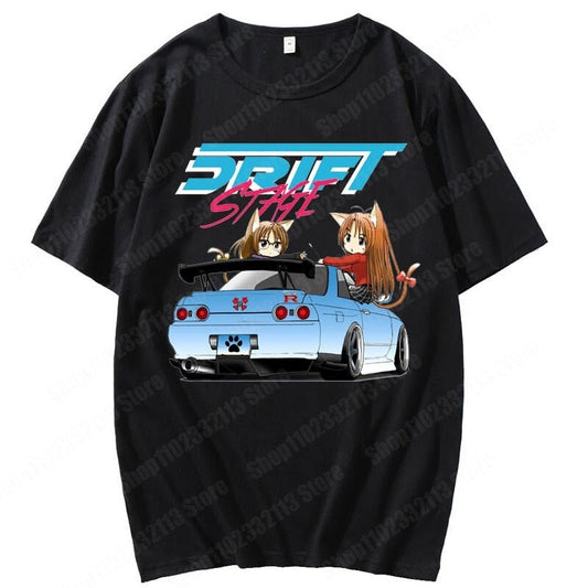 Drift Shirt JDM T Shirt Car Shirt Car Clothing Racing T Shirts-StreetSamuraiz