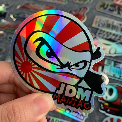 JDM Decals Sticker Bomb Holographic JDM Stickers JDM Car Decals-StreetSamuraiz