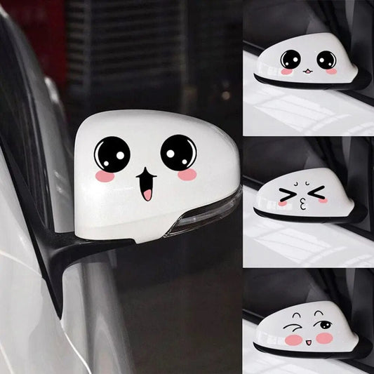 Cute Car Sticker Mirror Peeker Pair-StreetSamuraiz