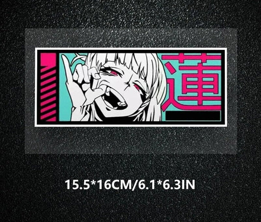 Anime Girl Sticker Anime Decals Car Waifu Stickers Anime Car Decals-StreetSamuraiz
