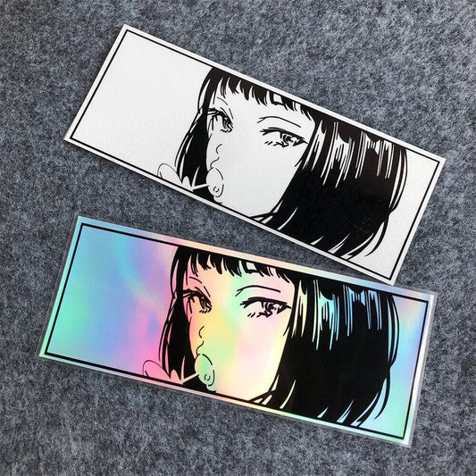 Anime Car Sticker Anime Girl Stickers Waifu Stickers Anime Car Decals-StreetSamuraiz