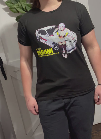 JDM T Shirt Car Guys Car T Shirt Anime Girl JDM Shirts Car Clothing